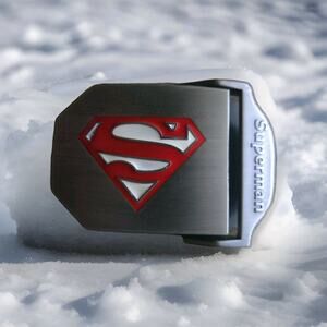 Superman Alloy Metal Belt Buckle - DC Comics.